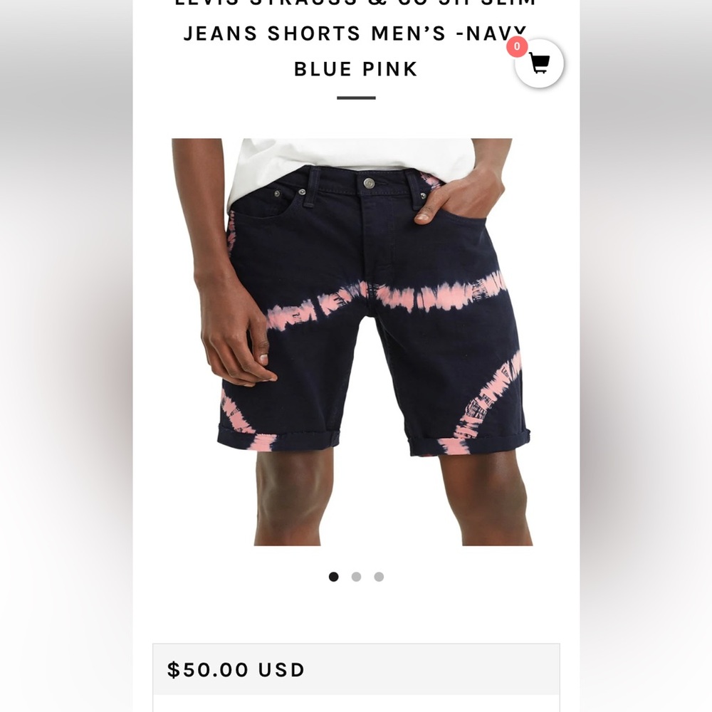 Levi’s 511 slim jean shorts. NWT.‎ Retail 50